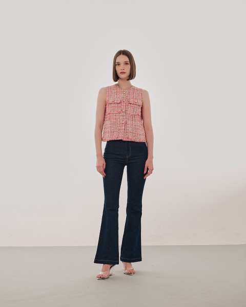 Kanaya Tweed Top