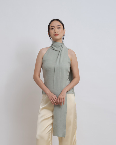 SENA TOP & SCARF MINT