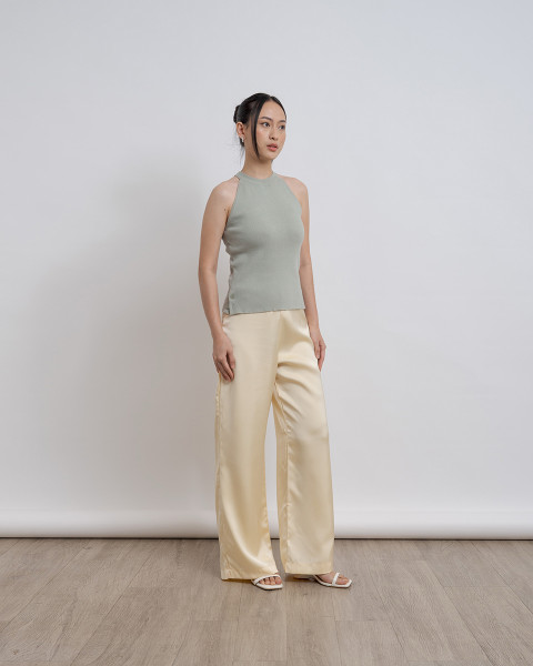 SERI SATIN PANTS BUTTER