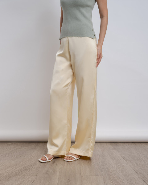 SERI SATIN PANTS BUTTER