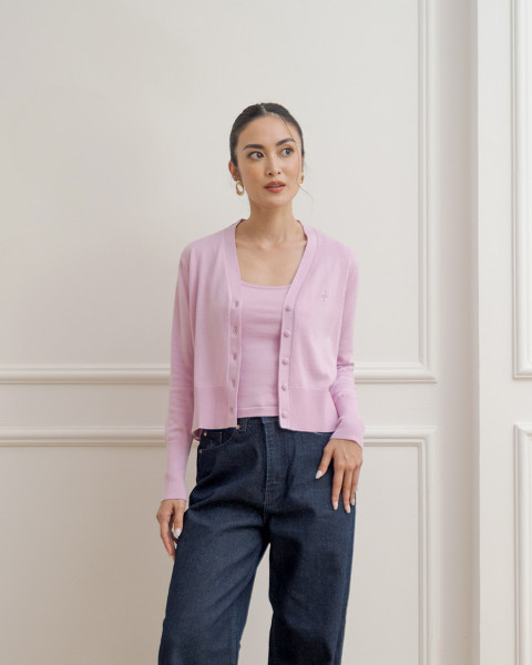 ANYA TOP & CARDIGAN LADYPINK