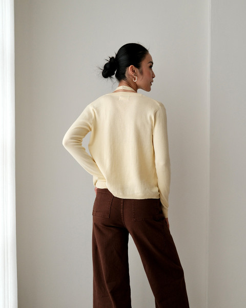 AYLA TOP & CARDIGAN BUTTER