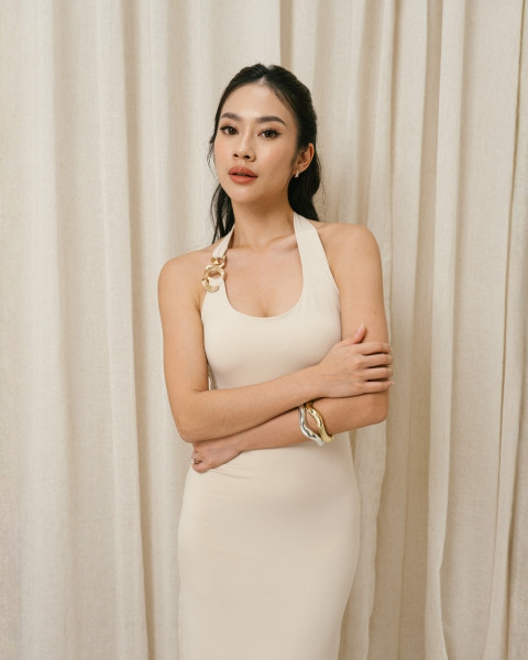 Naia Dress Beige