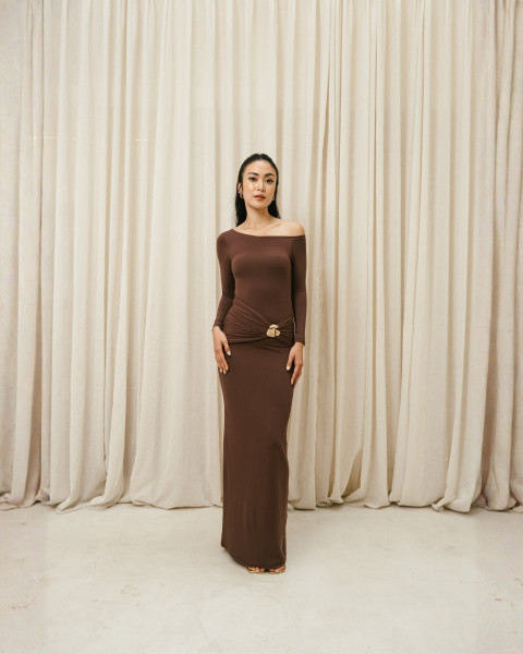 Aurelia Dress Brown