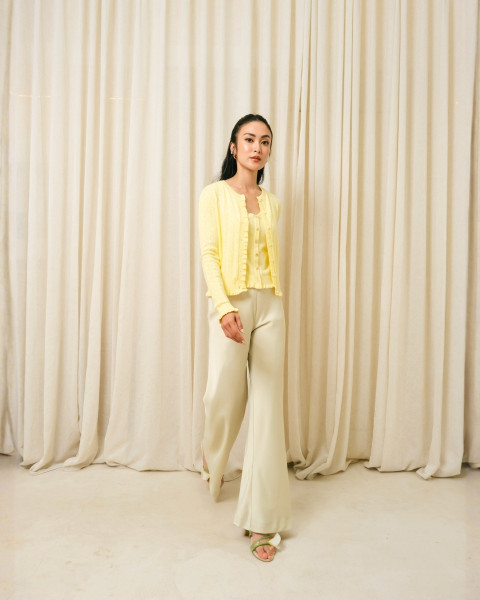 Aira Top & Cardigan Butter
