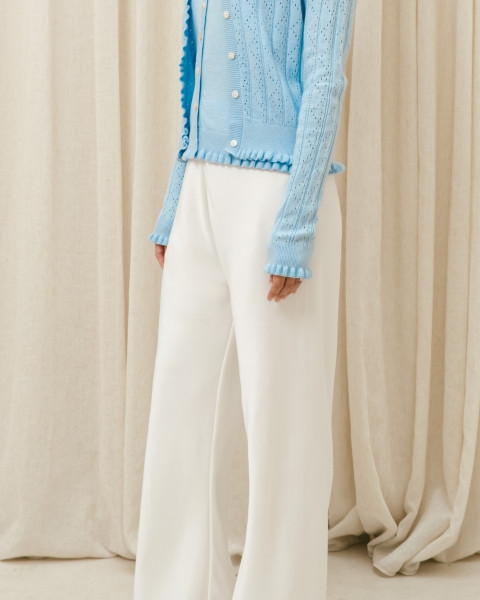 Seri Satin Pants 2.0 White