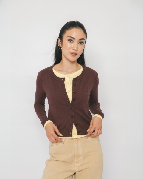 WARNA CARDIGAN BROWN BUTTER
