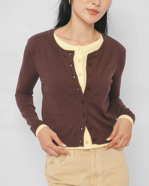 WARNA CARDIGAN BROWN BUTTER