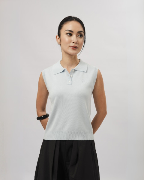 Lira Polo Top Sky Blue
