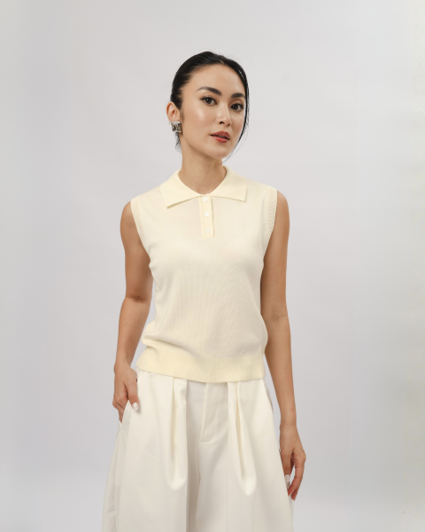 Lira Polo Top Butter