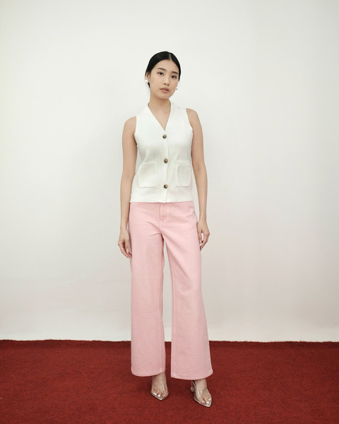Amara Vest White