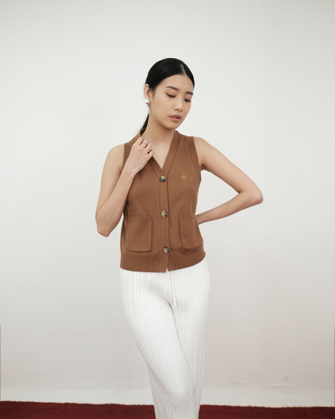 Amara Vest Camel