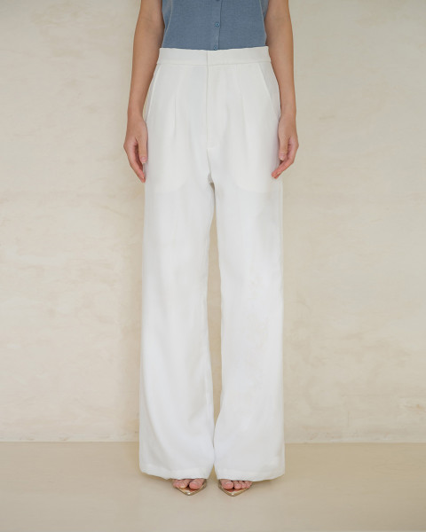 LARAS PANTS WHITE
