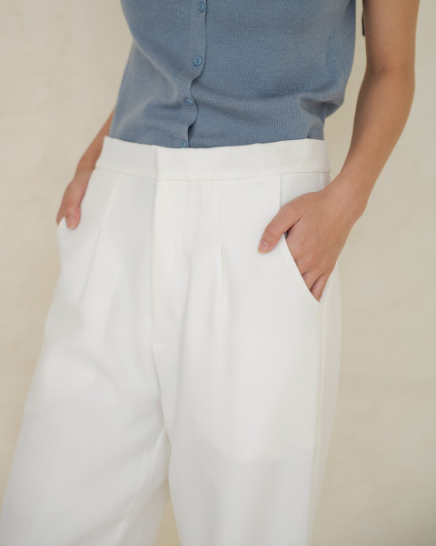 LARAS PANTS WHITE